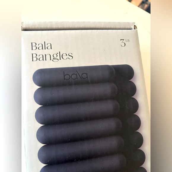 Bala Bangles 3 lb charcoal one pair new in box sealed - Picture 1 of 6